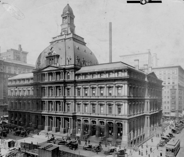 The U.S. Custom House and Post Office, 1922